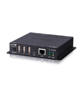 PU-USB-AL-KIT. Hub transceptor USB 2.0 con audio/LAN