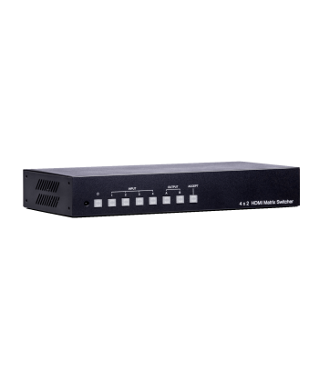 HS42M-4KG6. 4x2 Matriz HDMI 4K@60Hz con extractor de audio...
